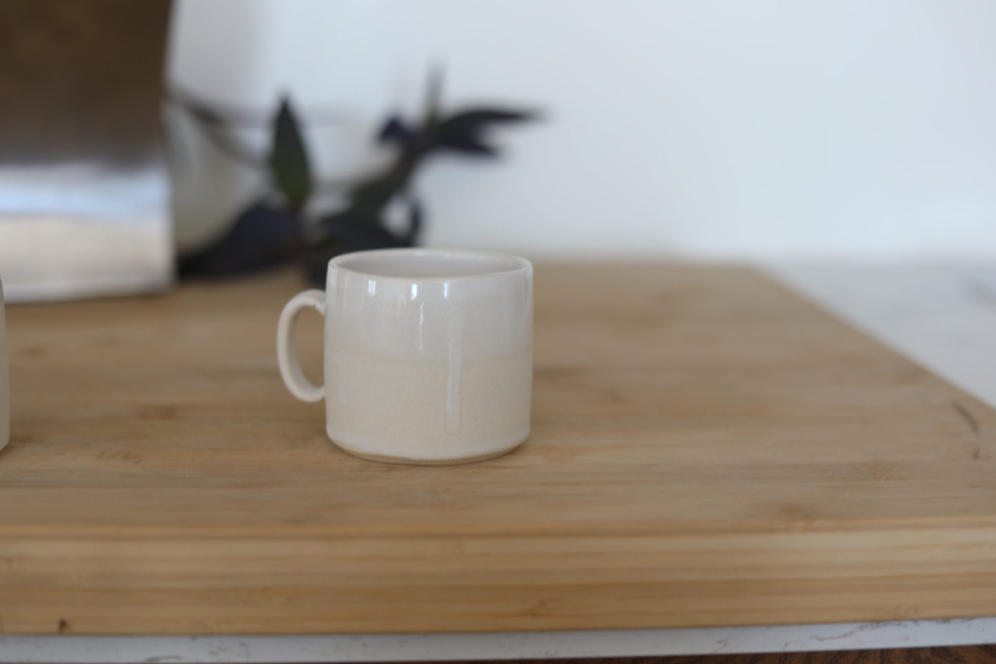 Pepo Ceramics Simple Espresso Cup/Kids Cup - soft matte + gloss white
