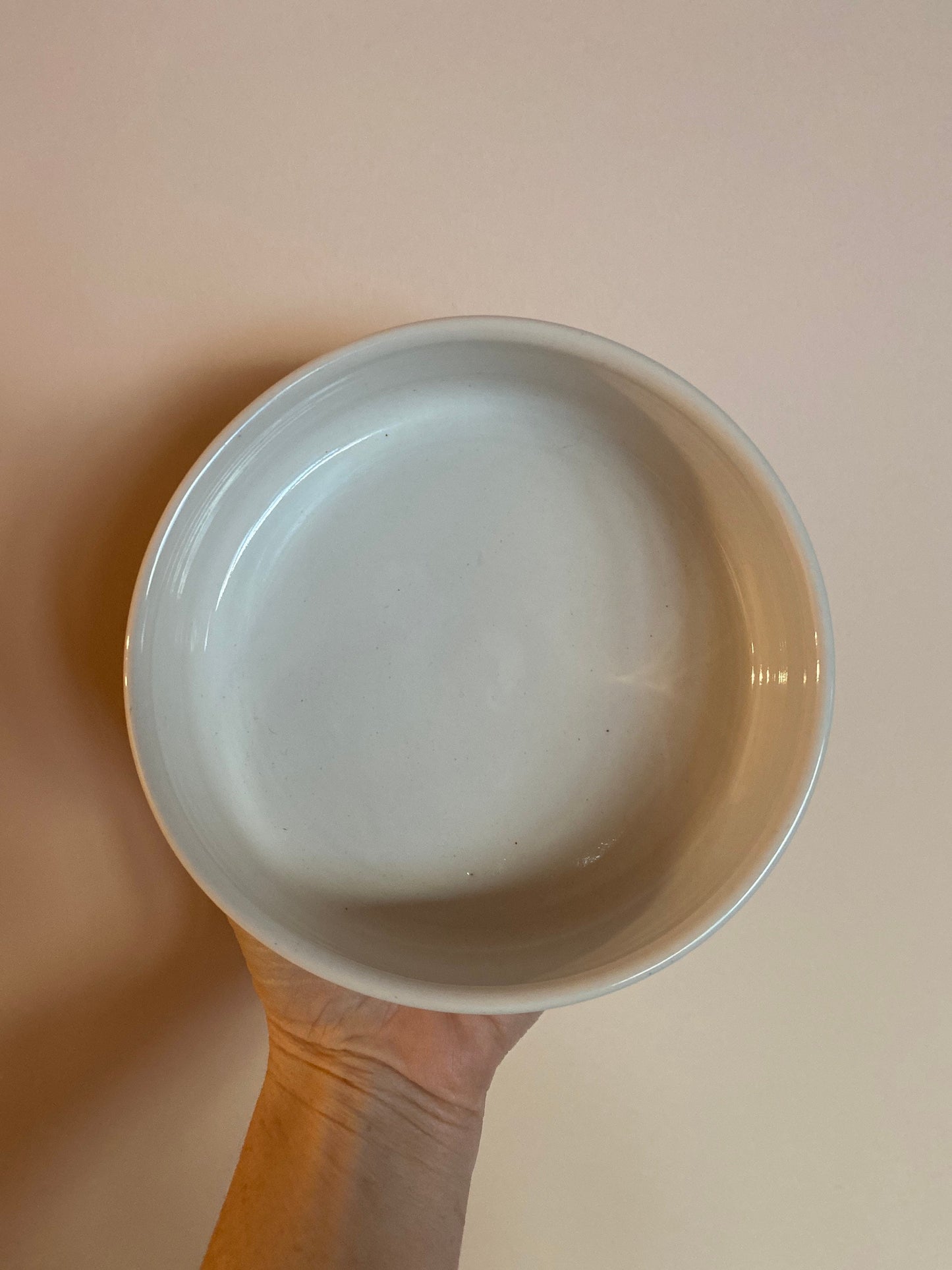 Pepo Ceramics Small Groove Bowl - gloss white
