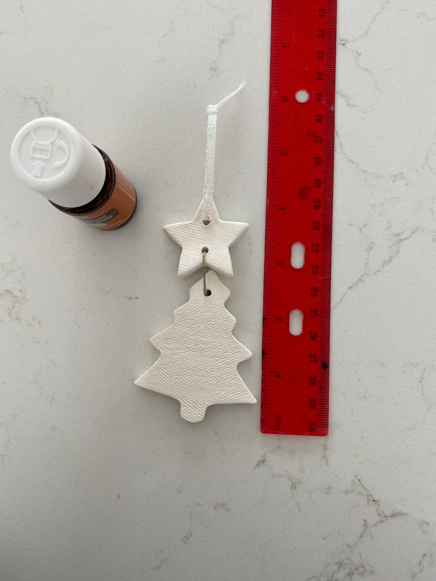 Pepo Ceramics Christmas Tree Ornament - essential oil clay diffuser