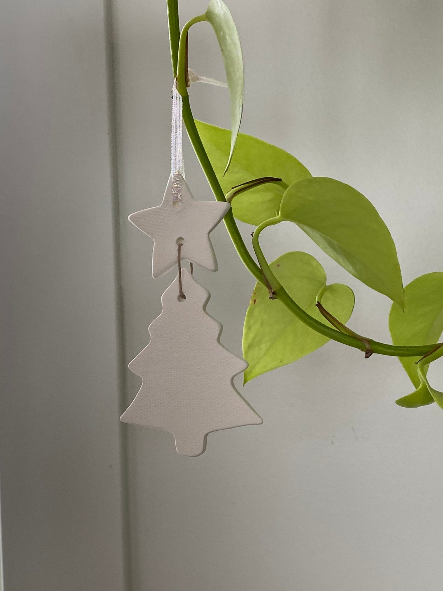 Pepo Ceramics Christmas Tree Ornament - essential oil clay diffuser