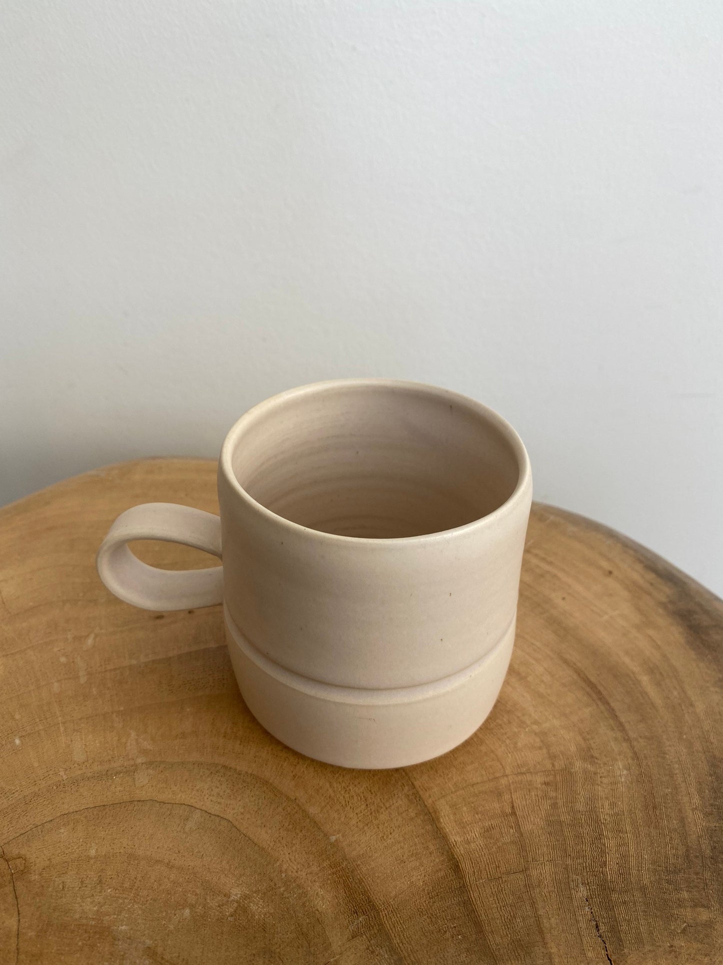 Pepo Ceramics Stripe Mug - soft pink