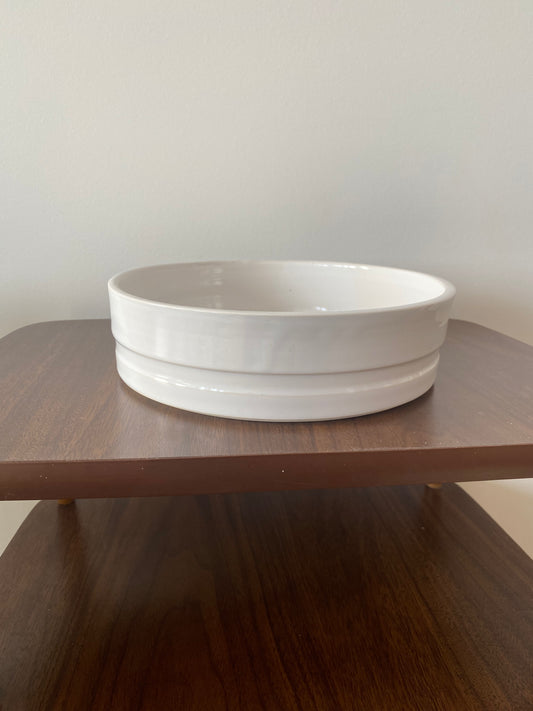 Pepo Ceramics Large Serving Bowl - gloss white